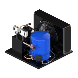 Danfoss LCHC0301UWF300N Condensing Unit Copper Coil Aluminum Fins 3HP LBP 230 V,1 Ph,60 Hz R134a,R404A,R448A,R449A,R452A POE Oil 1 Fan with Reciprocating Compressor NTZ108-1LR1 114N6733