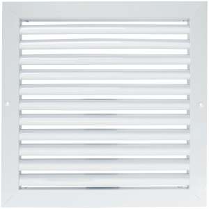Laminaire L-RA42X10 Return Grille 42 x 10 in, White Aluminum L-RA 42x10 W