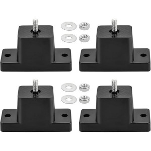 Appli Parts APAB-AFR2 Anti Vibration Shock Absorbing Rubber Mounting kit for condensing units 4.17x2.13x1.38in