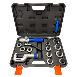Appli Parts APT-FT300L Hydraulic Expander Swaging Tool, Tube Cutter and Deburring Tool Kit for 3/8 to 1-5/8 in Outer Diameter Tube for Copper, Aluminum and other Soft Metal Pipe