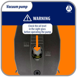 Appli Parts APVCP-723 HVAC Vacuum Pump 7.0 CFM 3/4 HP 2 Stage 115/220 V 50-60 Hz for Heating, Air Conditioning, Automotive AC and Refrigeration, 1/4 and 3/8 in Inlets