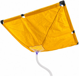 Appli Parts APCC-4848A Bolsa de mantenimiento para cassette y fancoil de techo 120 x 120 cm, impermeable, reutilizable, con manguera de drenaje de 2.8 m, reemplaza modelo 536