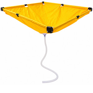 Appli Parts APCC-4848A Bolsa de mantenimiento para cassette y fancoil de techo 120 x 120 cm, impermeable, reutilizable, con manguera de drenaje de 2.8 m, reemplaza modelo 536
