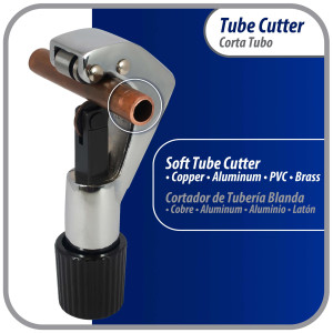 Appli Parts APT-TC274 1/8 in to 1-1/8 in Tube Cutter for Copper, Aluminum, Steel, PVC and other soft metal pipe for Plumbing and HVAC/R Professionals and DIY Applications 