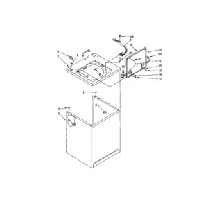 285671 Appli Parts Interruptor Switch de la Tapa Lavadora Compatible con Kenmore, KitchenAid, Whirlpool 3352629 3352630 3352631 3352632 3352634 3355808 AP3094500

