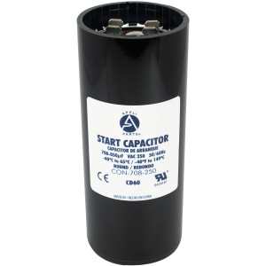 Appli Parts CON-708-250 Motor Start Capacitor 708-850 MFD uF, 250 VAC. Universal for Electric Motor Applications, 1.75 in Wide, 4.38 in Height