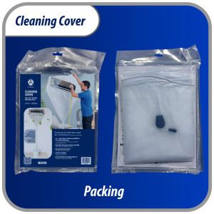 Appli Parts APCC-1836A Cleaning Cover Kit or Maintenance for Mini Split 1.5 - 3 Tons (18,000 to 36,000 Btu) Circumference of 11 ft 10 in, Waterproof, with Integrated Hose. Replaces 535 537 565 575