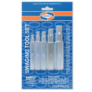 Uniweld 70005 Juego Expansores 1/4 - 5/16 - 3/8 - 1/2 - 5/8 pulg