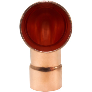 NDL N-2063 90 Degree Elbow Long turn 1-5/8 in Copper pipe fittings CxC Sweat connections for refrigeration, air conditioning and plumbing applications ACR