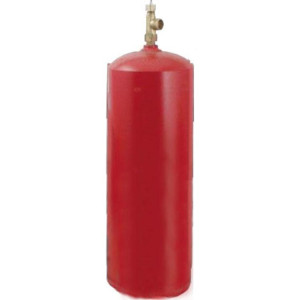Uniweld B40 Acetylene Tank, Red, 40 cu ft, O.D. Inches 6 Height W/Valve 23.25 Weight 25lbs CGA Connection 520 DOT Specs