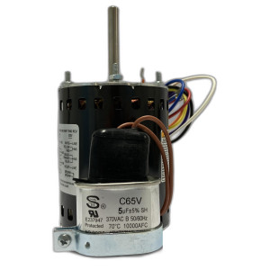 US Motor 9664 1/12-1/20Hp 1550 rpm, 4 polos, 1 eje, Cerramiento, OAO 3.3 pulg diametro, Reversible, 115V/230V/50/60Hz/1Ph 10.42cm carcaza, eje, 6.25cm
