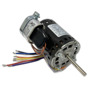 US Motor 9664 1/12-1/20Hp 1550 rpm, 4 polos, 1 eje, Cerramiento, OAO 3.3 pulg diametro, Reversible, 115V/230V/50/60Hz/1Ph 10.42cm carcaza, eje, 6.25cm
