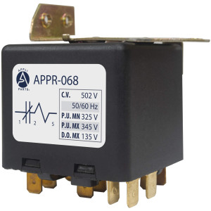 Appli Parts APPR-068 Potential Relay 068, Coil Voltage 502 V, Min Pick up 325 V, Max Pick up 345 V, Max Drop Out 135 V, 50/60 Hz Universal replacement for HVAC and Refrigeration units