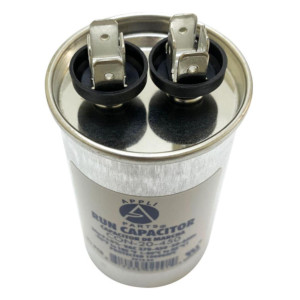 Appli Parts Condensador Capacitor de Marcha 20 Mfd uF (microfaradios) 370VAC o 450VAC CBB65 Universal Aire acondicionado y otras aplicaciones Redondo UL E476928 8.6cm Alto 4.5cm Ancho CON-20-450