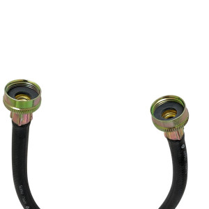 Appli Parts APIH-1234Y Manguera 30 cm Tipo Y Entrada de Agua de Lavadora con empacadura 3/4 pulg Macho x 3/4 pulg Hembra, conexiones Rectas