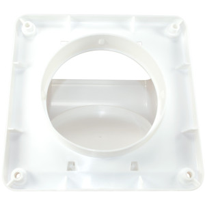Lambro 1471W Dryer Vent Hood with Removable Screen, 4 inch, White 