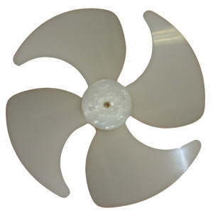 Appli Parts APFB-0102W Plastic Fan Blade, 4 Blades fits motor 01W, 02W, 4 in