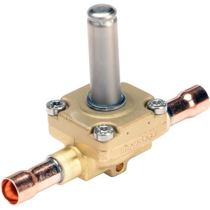 Danfoss 032L1214 Valvula Solenoide 5/8 pulg, EVR 10, Soldable (Solo Cuerpo) Normalmente Cerrada
