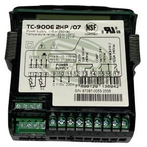 Controlador Electronico Congelacion 2 Sensores, 3 Salidas, 1 Entrada Digital, Zumbador Interno 110/220v Full Gauge TC-900E2HP