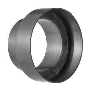 Lambro 235 Black Plastic Duct Adaptor 3 inch - 4 inch Or 4 inch - 3 inch