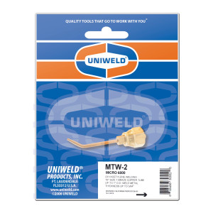 Uniweld Weld Braze Tip MTW-2 Micro 6000 Acetylene up to 1 in Brazing MTW-2 30552