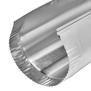 Lambro 229 Aluminum Snap-Lock Pipe, 4 inch X 24 inch