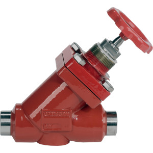 Danfoss 148B5730 SVA-S 50 Shut-off Valve, Inlet / Outlet 2 in. Butt weld with Handwheel