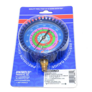Uniweld G430ND Esfera de Manometro Azul Baja R410/R22/R404/R134