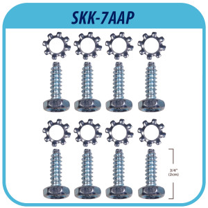 SKK-7A Appli Parts Kit de Montaje para Lavadora Secadora Samsung de 27 pulg Carga Frontal, Modelo SKK-7AAP, compatible con SKK-7A, SK-5A Y SK-5AXAA