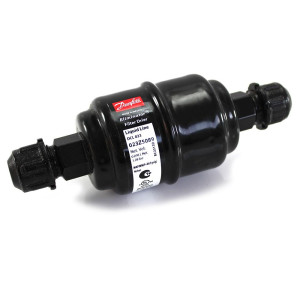 Danfoss 023Z5001 Filtro Secador 3/8pulg linea de Liquido para sistemas de aire acondicionado y refrigeracion DCL 033 Roscable 1.5-2tons Unidireccional 11cm Largo 4.6cm Ancho