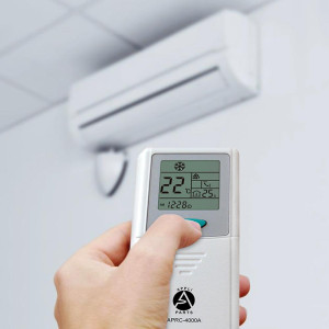 Appli Parts APRC-4000A Universal Air Conditioning Remote Control, 2 in LCD, Celsius and Fahrenheit, 4,000 Frequencies