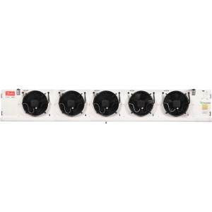Danfoss 114U0009 Evaporator Optyma MBP 38K Btu/hr at 25F SST R404 Air Defrost 6FPI Low Profile 5 x 12in ECM fans DACC RX L380.1A4/A1 230V/1Ph/60Hz
