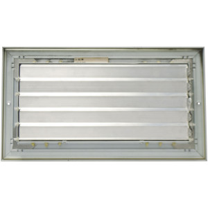 Laminaire L-CL3M1206 12x6 3-Via, Blanco, Hoja Curva, Difusor de Cielo con Damper ML