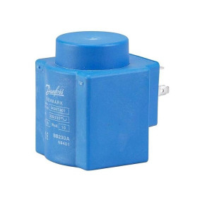 Danfoss 018F6282 Solenoid Coil 230 V, 50 Hz, 11 W, IP00, BB230AS, DIN Spades, Identical 018F8351