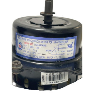 Motor YDC18-4AT for Dehumidifier Ecox EDES1025A (Y3L448A86) 115 V, 60 Hz, 18 W, 4 P, 0.5 A 202400400910 11002012005046