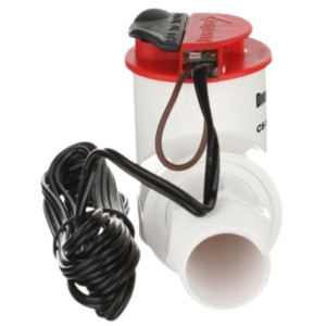 Diversitech CS-1 Interruptor Tee de flujo para montaje en tuberia de drenaje de Aire Acondicionado
