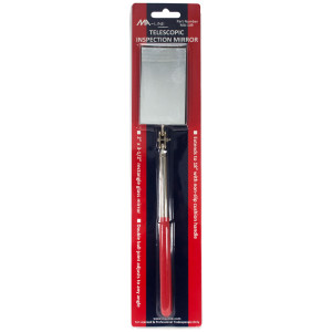 MA-Line MA-149 Rectangle Telescoping Mirror 2-1/8in x 3-1/2in Mirror 10-1/2in Length Extends to 20in