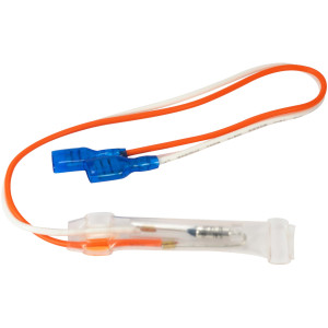 Appli Parts APBT-FT2076 Bimetal Thermostat Asian Type 2 Wire Fuse temperature 158F with Yellow and White wires Reference BIM-2076 / Sanyo / Termodisco