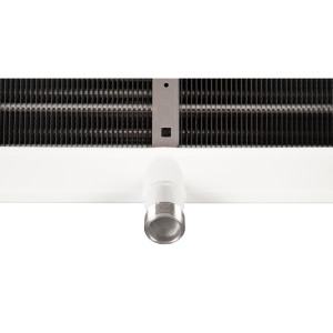 Danfoss 114U0022 Evaporator Optyma MBP R404 46.5K Btu/hr at 25F SST Air Defrost 6FPI Medium Profile 3 x ECM fans DACC RX M645.1A4/A1H 230V/1Ph/60Hz 
