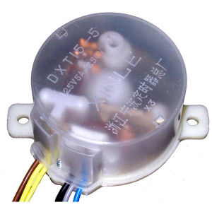Appli Parts 83024 Timer Lavadora 6 Cables Redondo con tornillo, DXT15-5, remplazo LG, Daewoo, Nisato, Daka, Sankey, Pulley y otras marcas