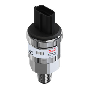 Danfoss 060G6493 Pressure Transmitter AKS 32R, 0 a 650 psi, Pressure Connector 1/4-18 NPTF, Electrical connection AMP Econoseal, J-series