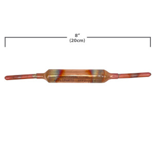 Appli Parts APFD-101S Filtro Secador de Cobre con conexion 1/4 x 1/4 pulg 10 gramos, para uso en sistema de refrigeracion y aire acondicionado