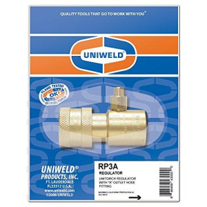 Regulator Unitorch With "A" Outlet Fitting Rp3a Uniweld