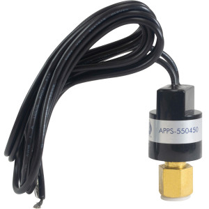 Appli Parts APPS-550450 Valvula Presostato R410 Alta, Abre 550 psi, Cierra 450 psi, 1 m Cable, SPST, 1/4 SAE Hembra, Reset Automatico, remplazo Universal para Aire Acondicionado