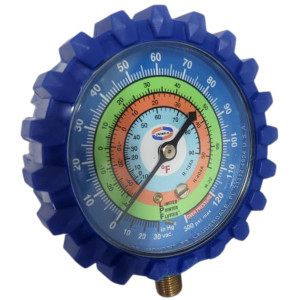 Uniweld G30LD Esfera de Manometro Azul Baja R404/R22r/R134a