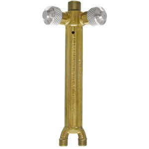 Uniweld 71 Welding Handle with A Hose Connections and Front Valves 6 in long 00300