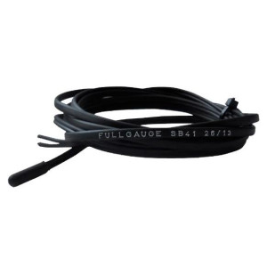 Full Gauge SB-41 Sensor de Temperatura 2.5 m (8.2 pies), Negro, Sensor NTC con cable de polyester termoplastico y aislado separado. Rango de Temp -50 a 105 C (-58 a 221 F)