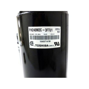 Toshiba Compressor fixed speed rotary 18.000 Btu 220v/60hz /1ph R22 PH240M2C-3FTU1 201400600590 11103010000878