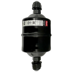Danfoss 023Z5009 1/2in Liquid Line Refrigerant AC Filter Drier hvac refrigeration Flare 6.7-10tons Unidirectional 6-7/8in Long 3-1/8in Wide DCL 164