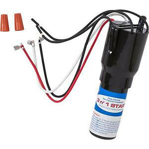 Supco RCO410 1/4 a 1/3 HP, 110 a 125 VAC, 3 en 1, Relay, Capacitor y Termico protector. Utilizado en sistemas de refrigeracion con y sin Capacitor de marcha

